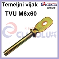 Temeljni vijak TVU M 6x60  s ušicom